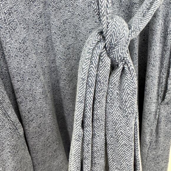 Toad & Co Womens Cue Wrap Long Sleeve Dress Size S Active Stretch Waist Tie Blue - Picture 5 of 8